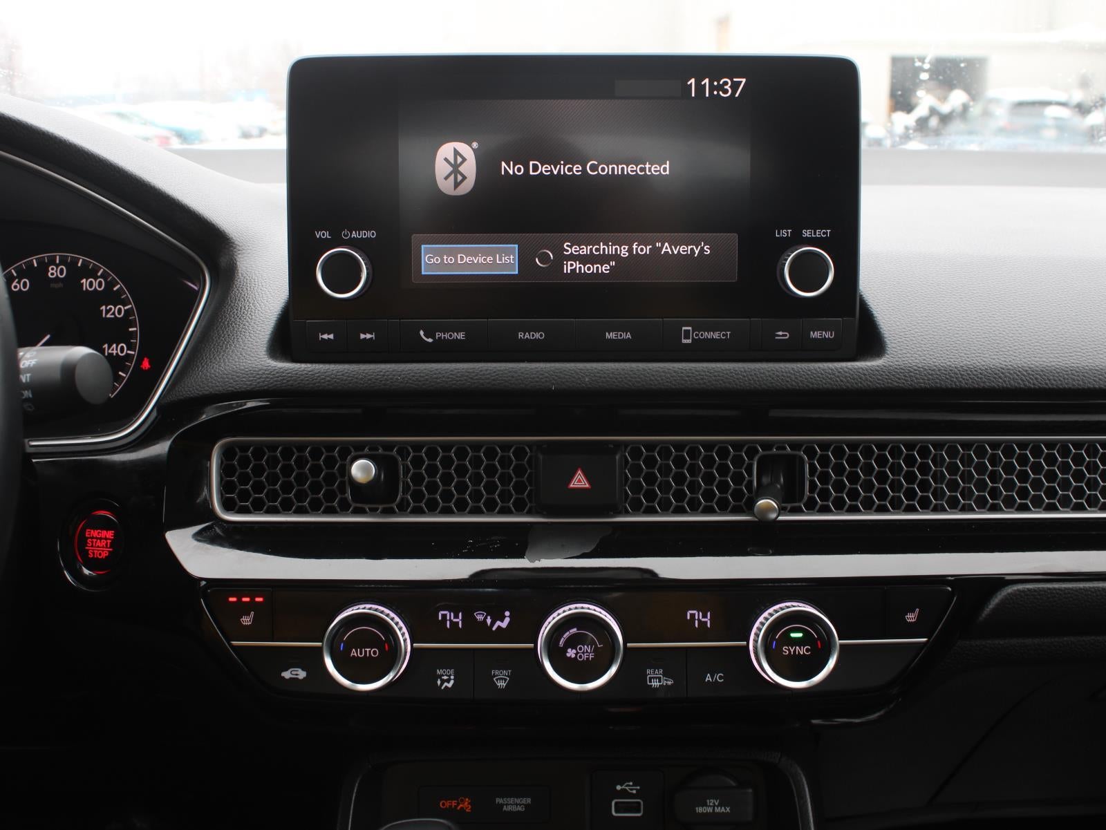 2022 Honda Civic Hatchback EX-L Front Wheel Drive CVT