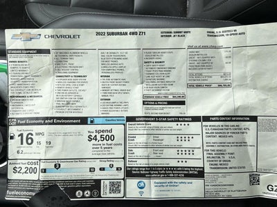 2022 Chevrolet Suburban Z71