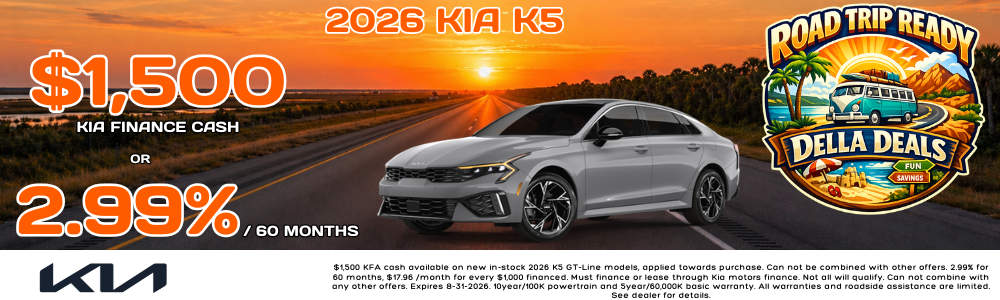 New Kia K5 Sedan Inventory in Plattsburgh, NY