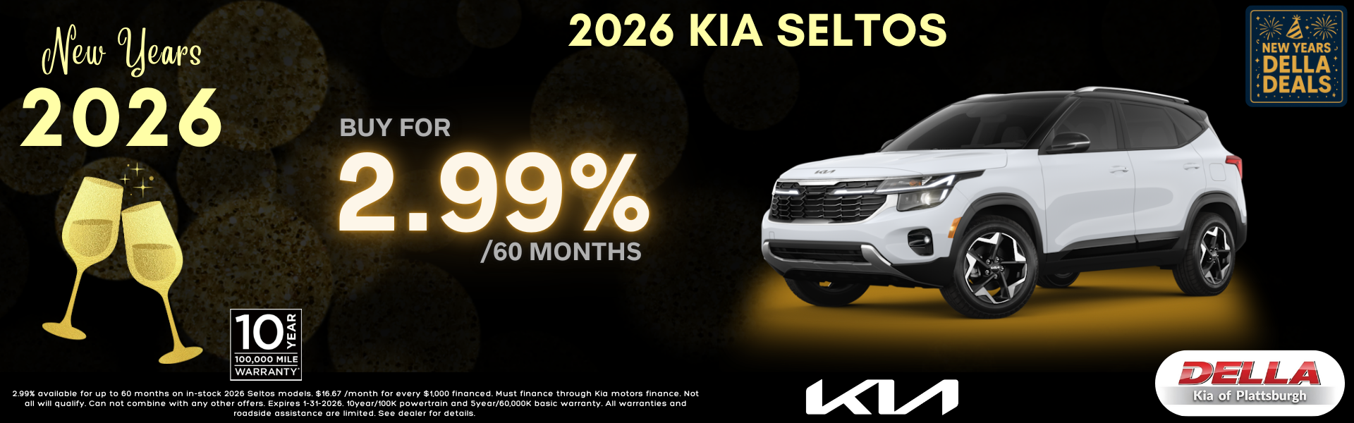 2026 Kia Seltos for sale in Plattsburgh