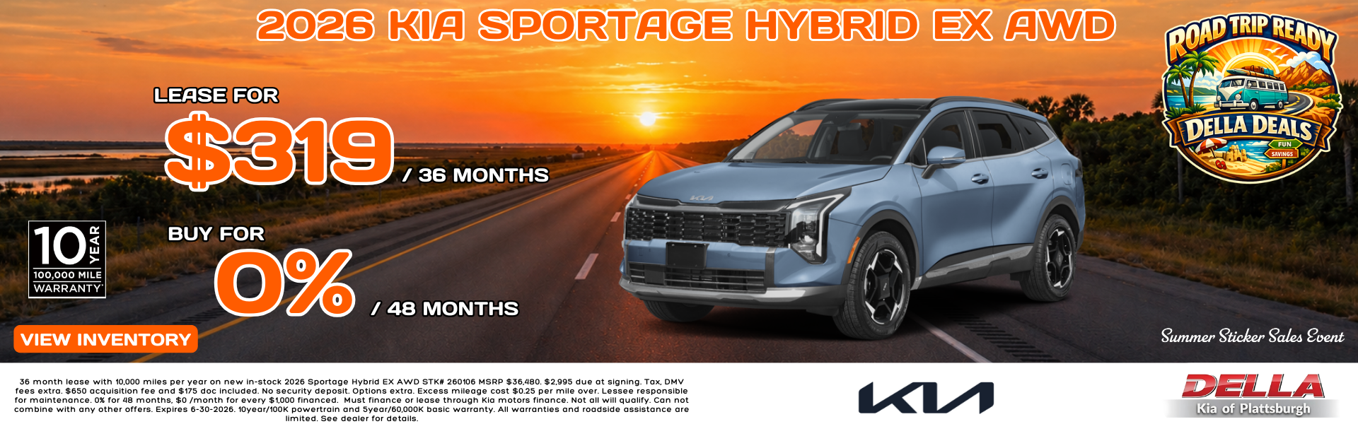 2026 Kia Sportage sale at DELLA Kia