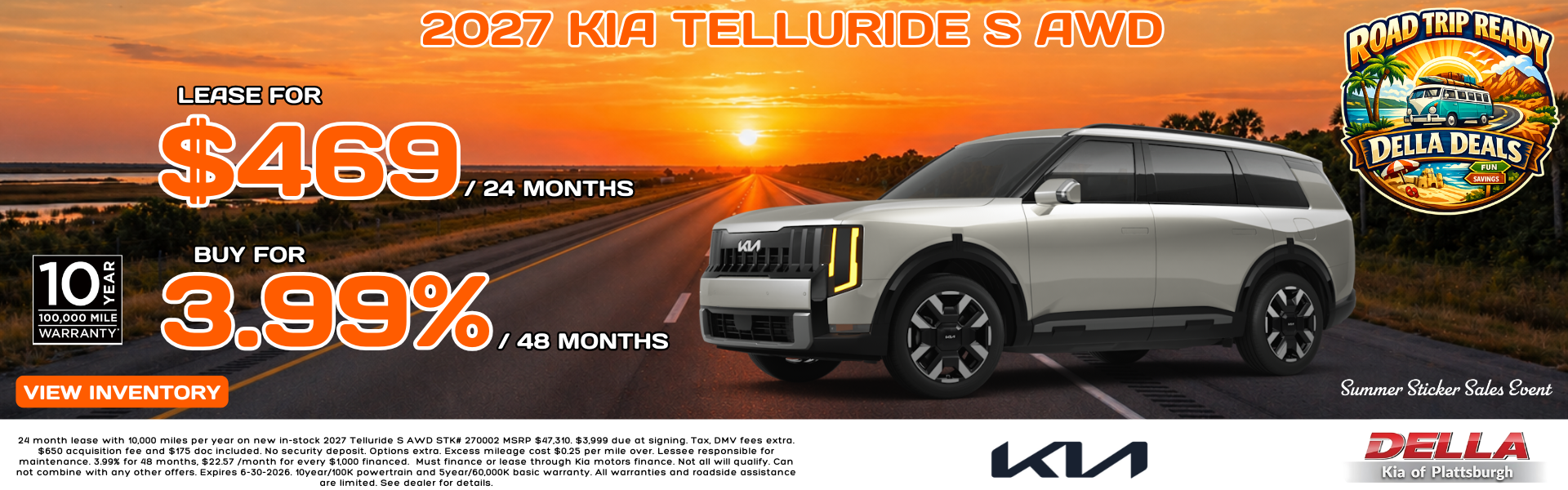 2027 Kia Telluride for sale in Plattsburgh
