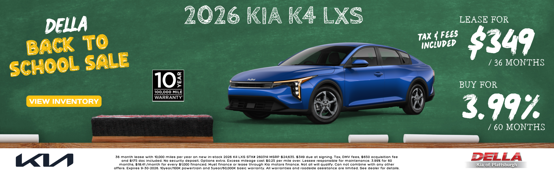 2026 Kia K4 for sale in Plattsburgh