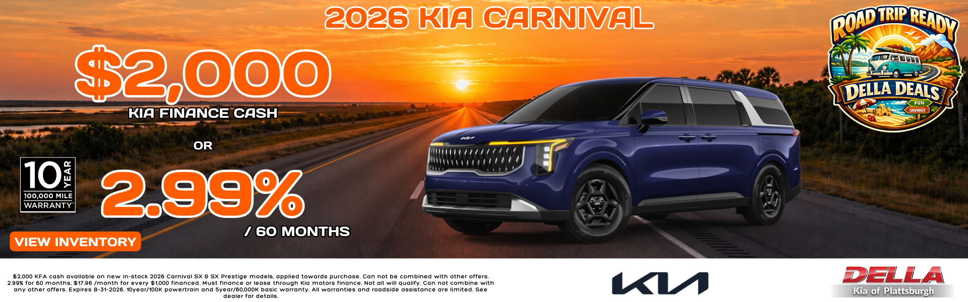 2026 Kia Carnival for sale in Plattsburgh