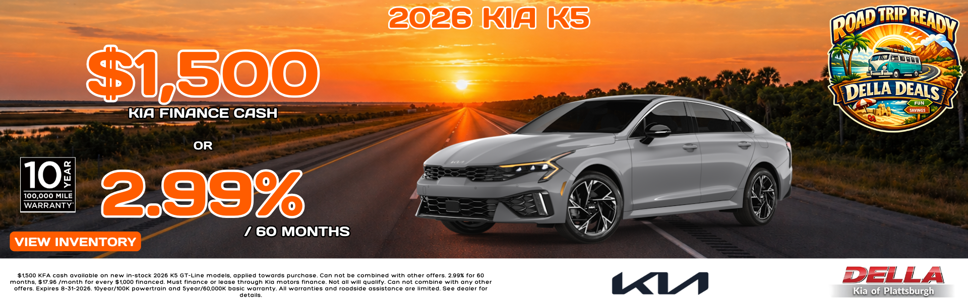 2026 Kia K5 sale at DELLA Kia in Plattsburgh