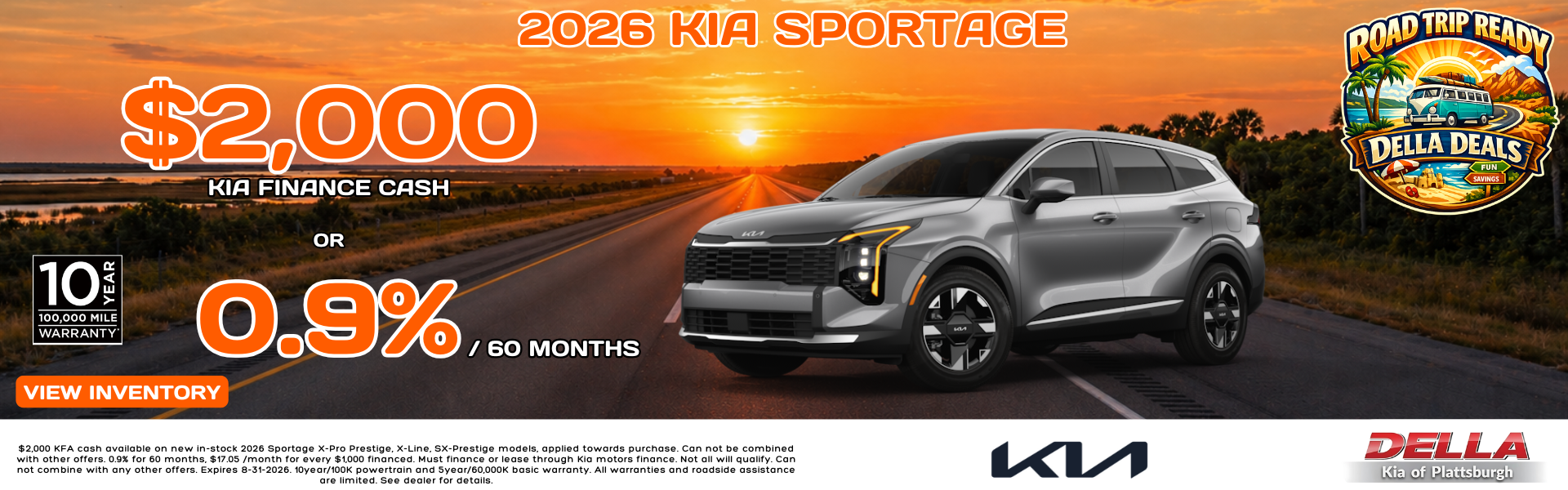2026 Kia Sportage sale at DELLA Kia