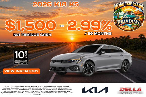 2026 Kia K5 sale at DELLA Kia in Plattsburgh