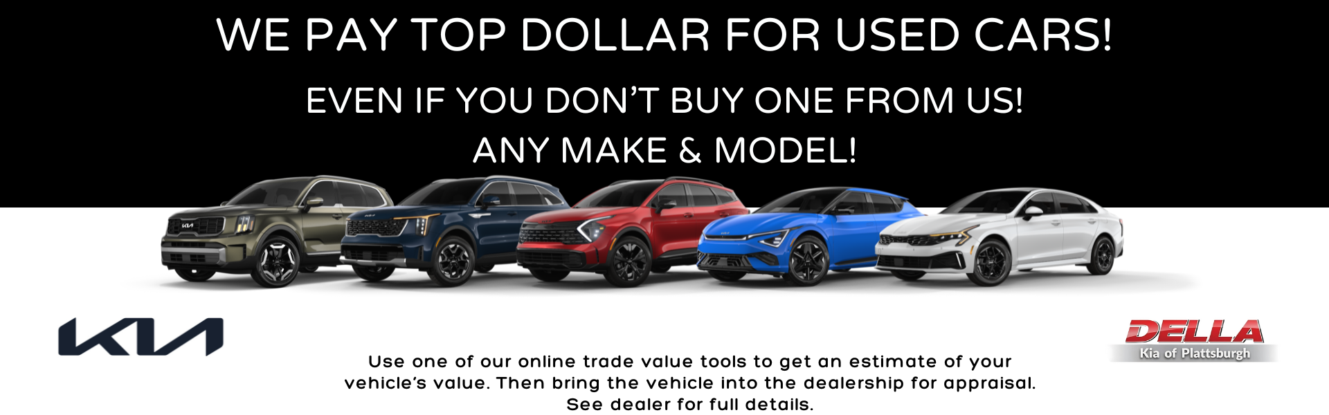 DELLA Kia Buys Used Vehicles