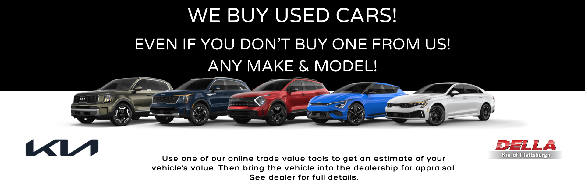 DELLA Kia Buys Used Vehicles